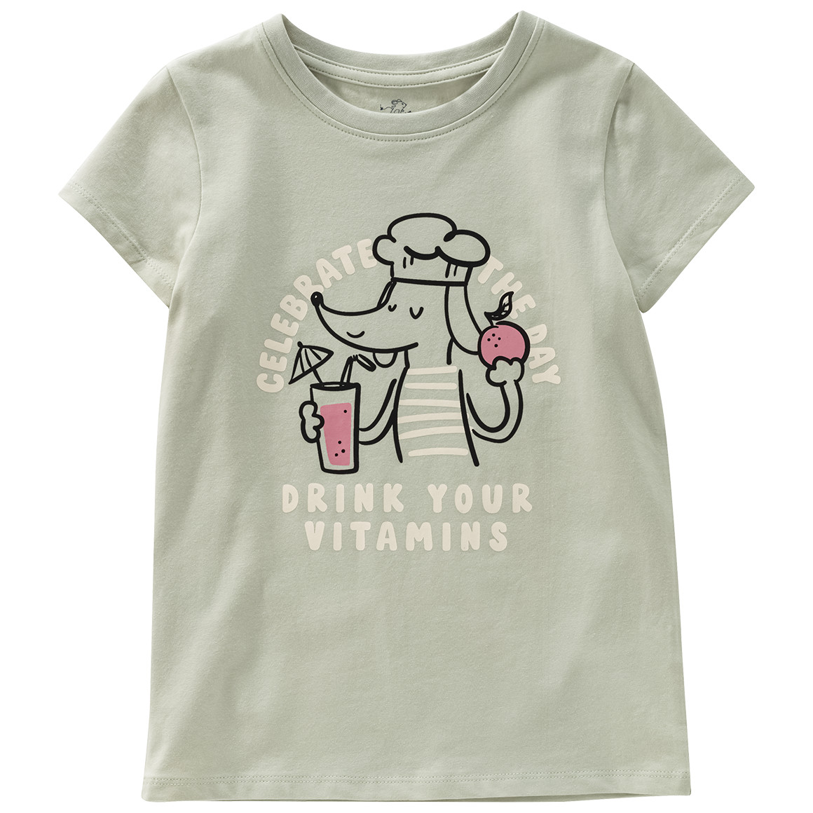 Topolino Mädchen T-Shirt mit lustigem Motiv mintgrün