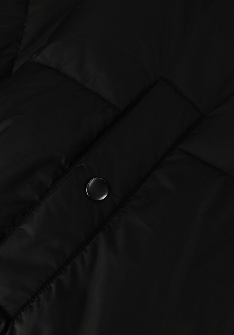 NOTRE-V zwarte notre-v gewatteerde jas puffer long