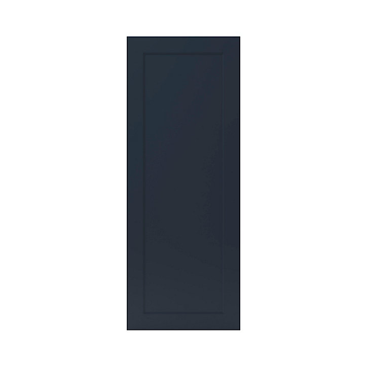 Porte de colonne de cuisine Artemisia bleu mat L. 50 cm x H. 130 cm GoodHome