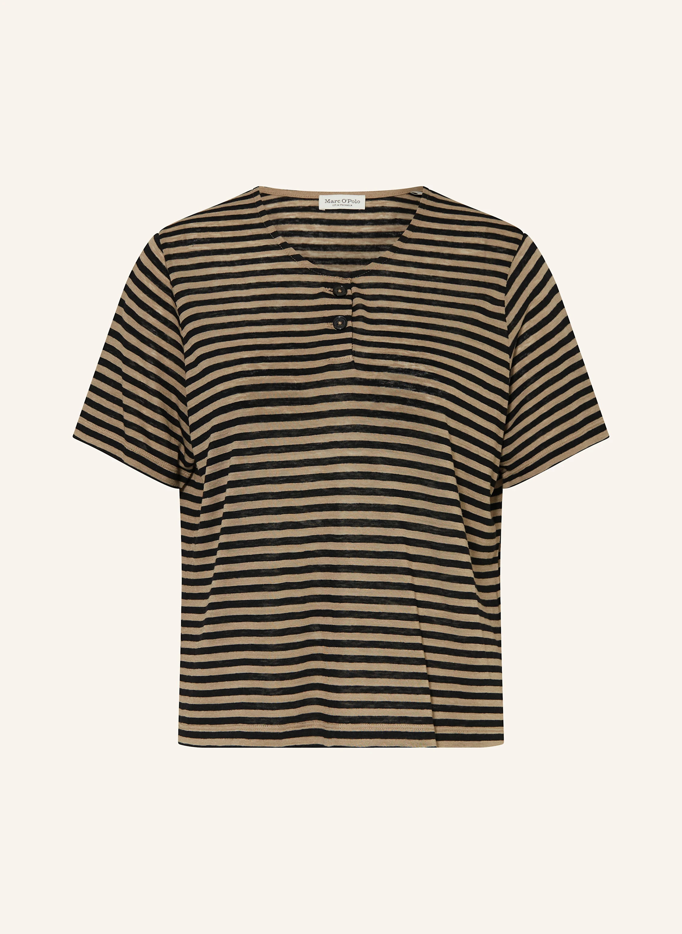 Marc O'Polo T-Shirt mit Leinen