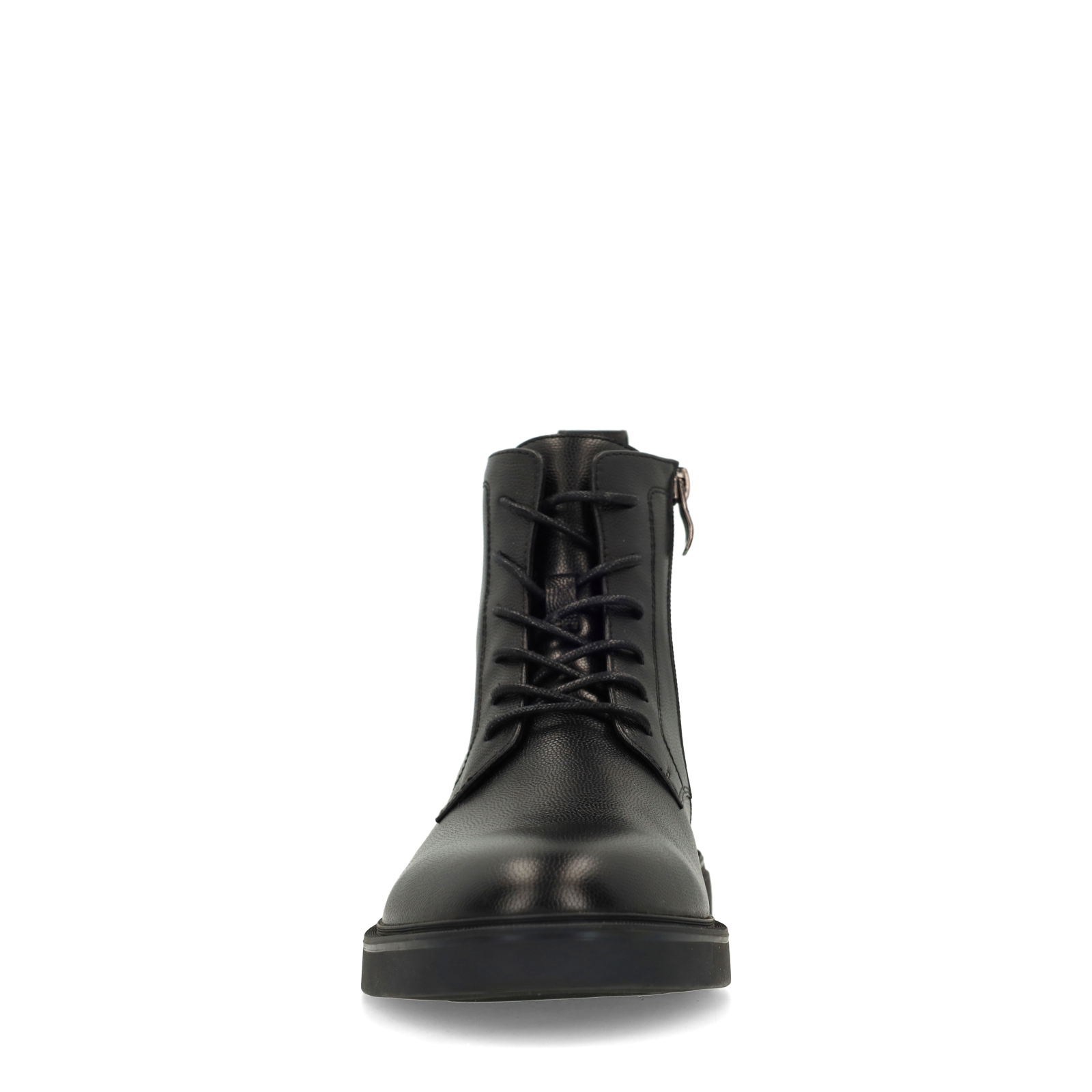 Zwarte leren veterboots