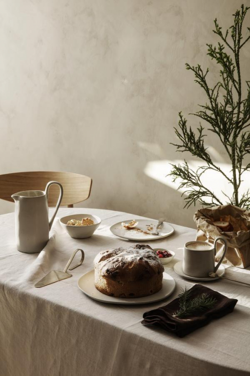 Ferm Living Flow ontbijtbord Ø22 off-white speckle