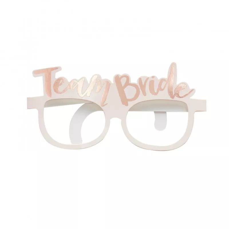 (10er Set) Photo Booth Party Brille Junggesellinnenabschied Fotorequisite Sonnenbrille Verkleidungs Accessoire - Team Bride / Bride to Be