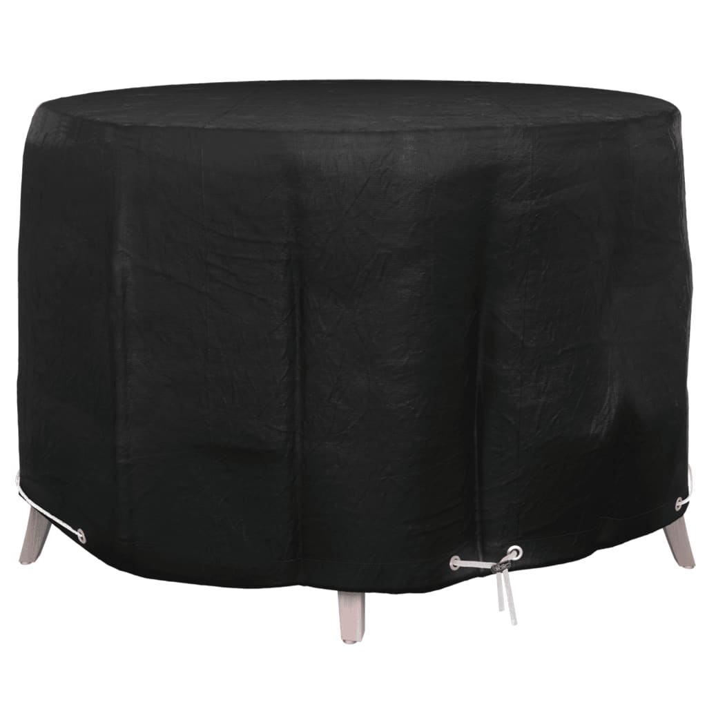 Housse pour meubles de jardin 6 œillets ø125x75 cm rond