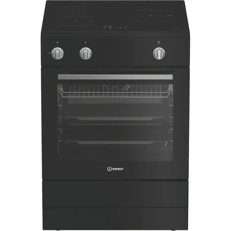 Cuisinière induction Indesit I6I5PCB3 noir