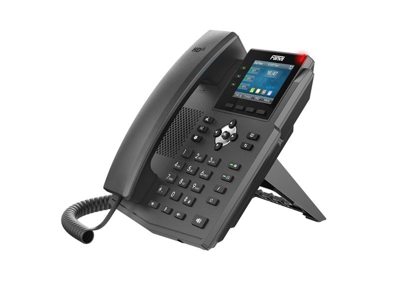 Fanvil Tischtelefon X3U Schwarz X3U Enterprise IP-Telefon
