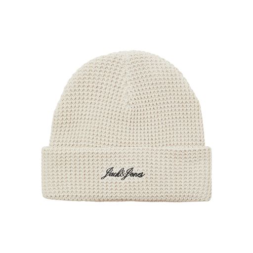 Jack&Jones Waffle Beanie, Moonbeam, One size