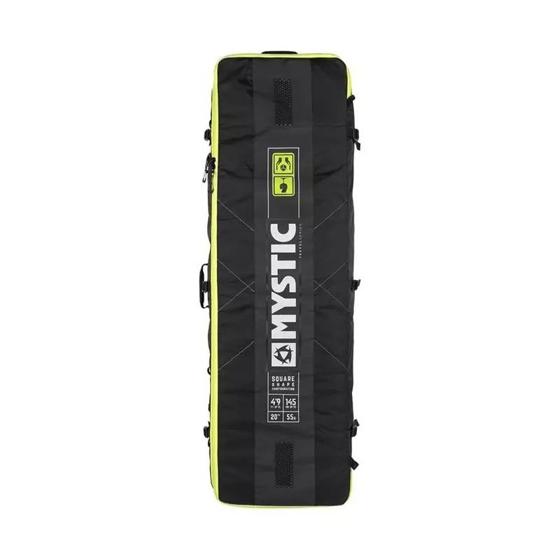 Boardbag kitesurf MYSTIC Elevate Lightweight Square 900 Black 145x45x30cm