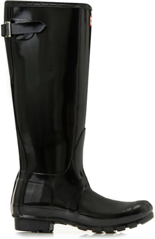 Hunter Boots Women's Original Tall Back Adjustable Boot Rubberlaarzen zwart