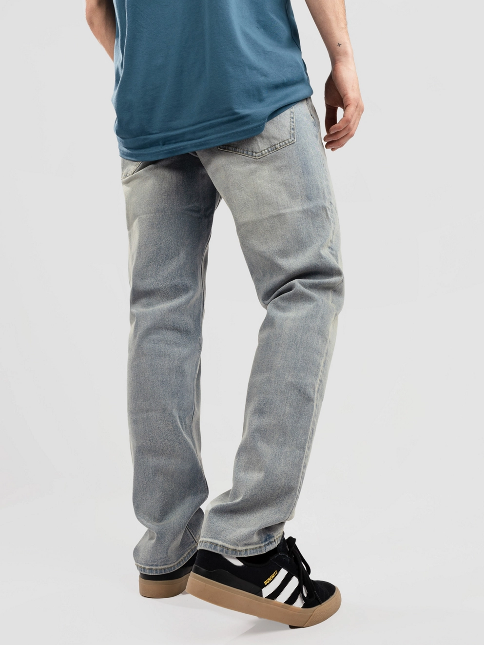 Volcom Solver Denim Jeans worker indigo vintage