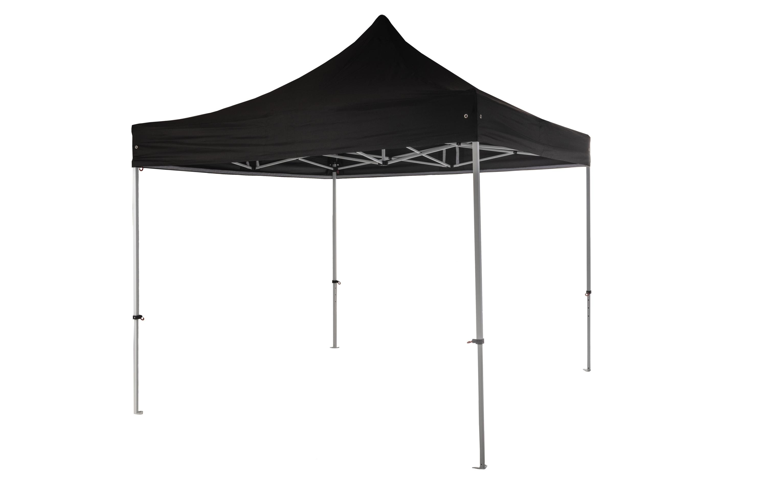 Pavillon Deluxe F00406, 3 x 3 m, faltbar, Schwarz<br>Schutz vor Sonneneinstrahlung und leichtem Nieselregen