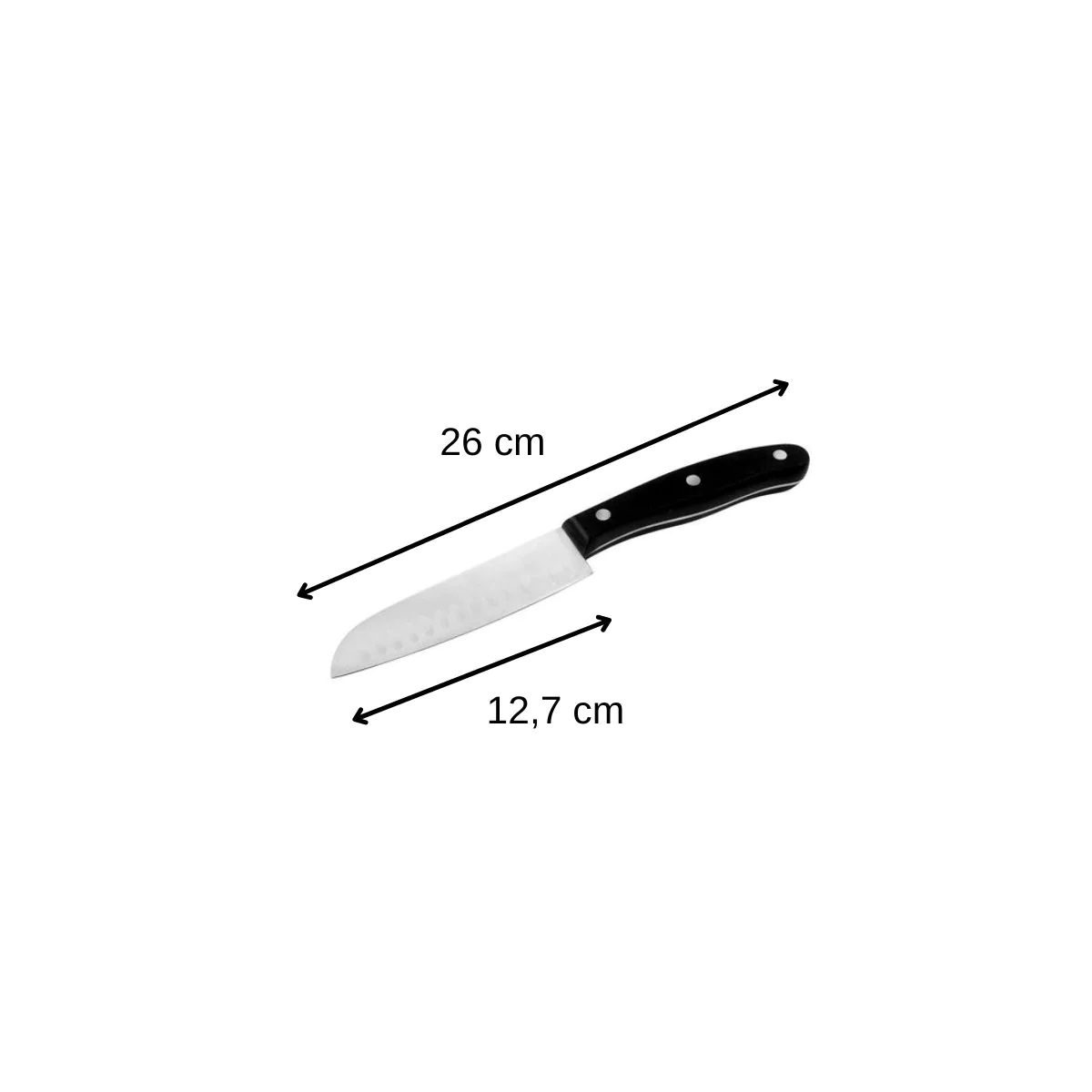 Couteau Santoku 26 cm Fit