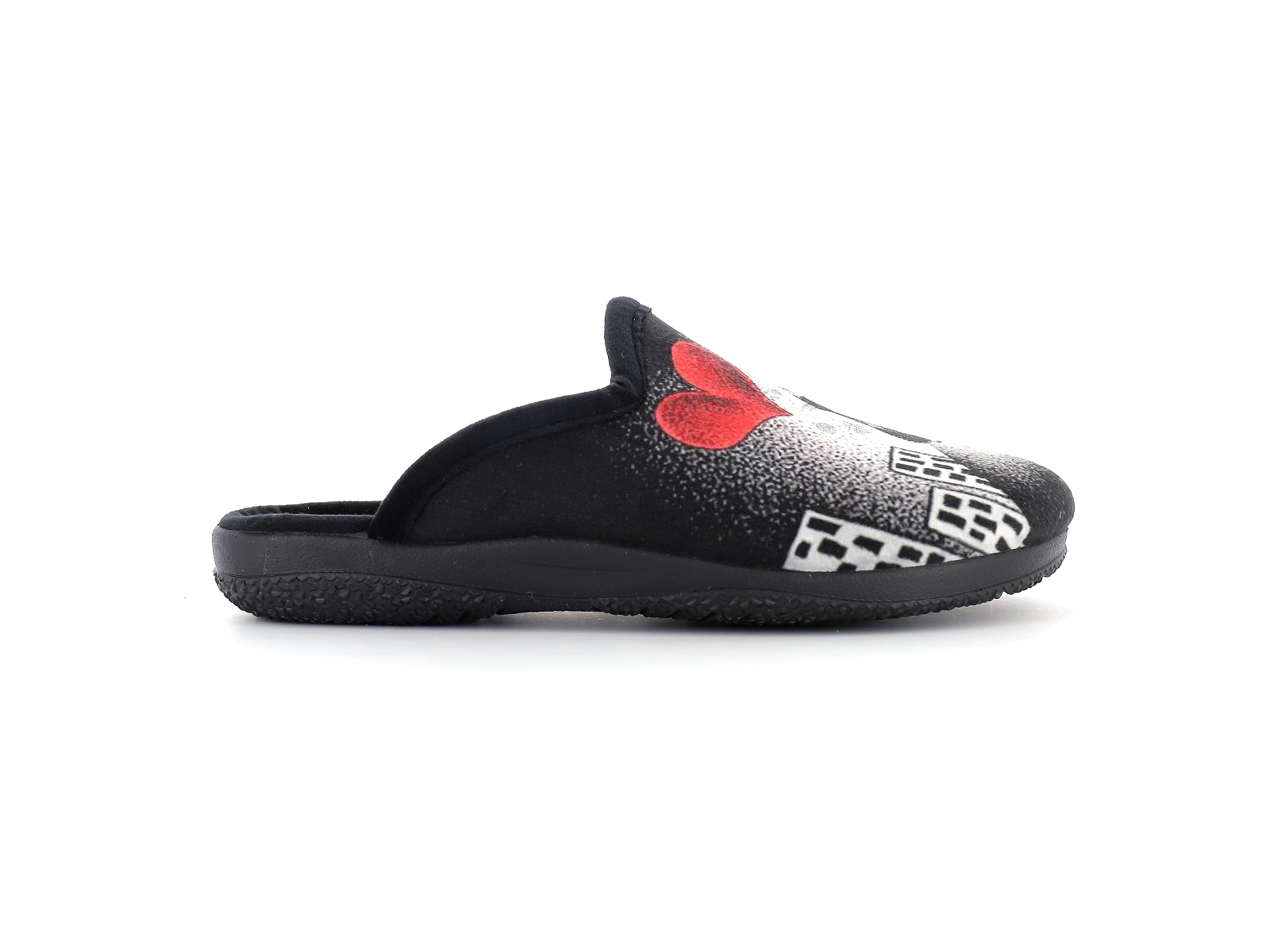 Elue par nous-MELVIN Textile Noir Rouge