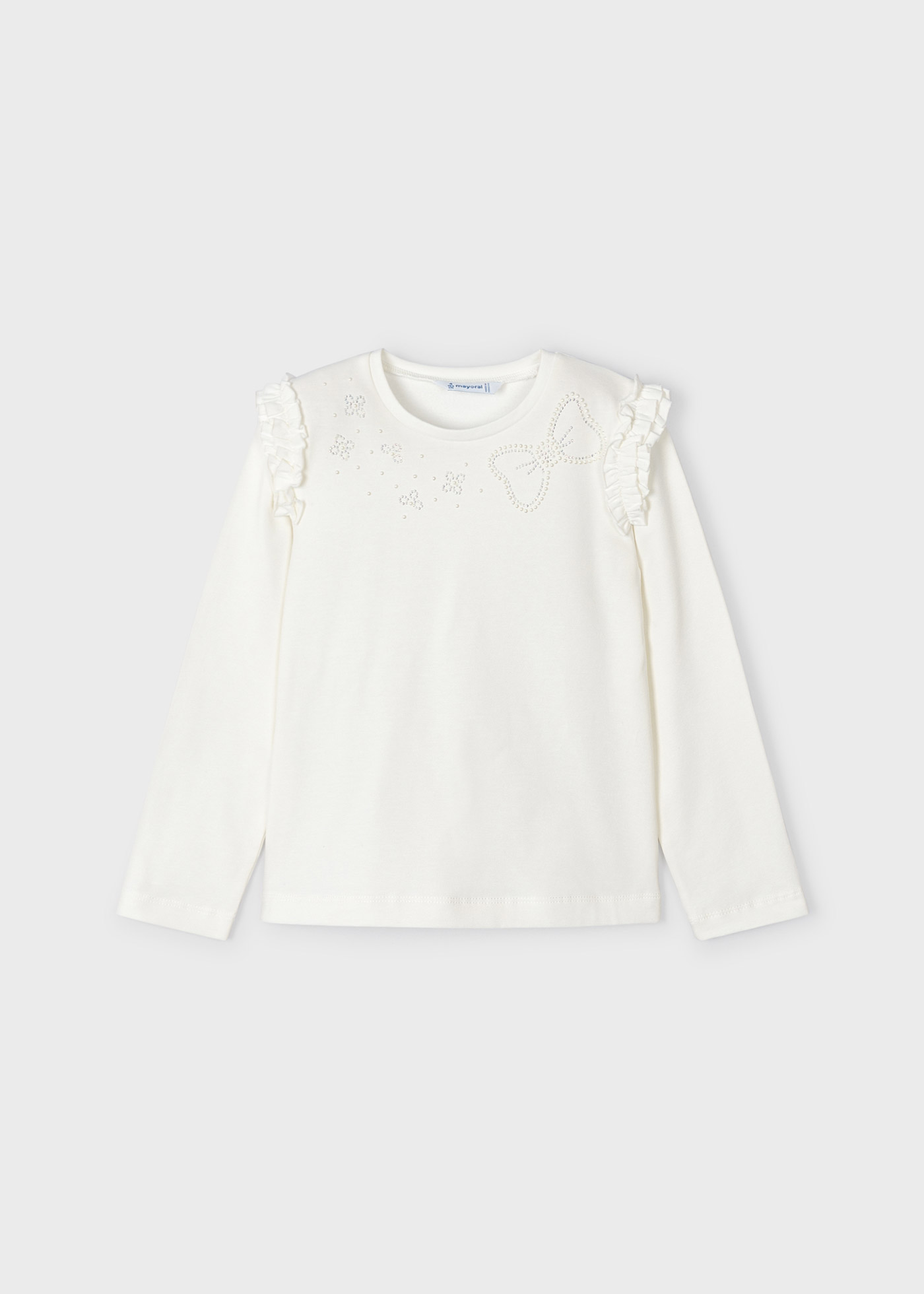 Camiseta Better Cotton com apliques para meninas - menina