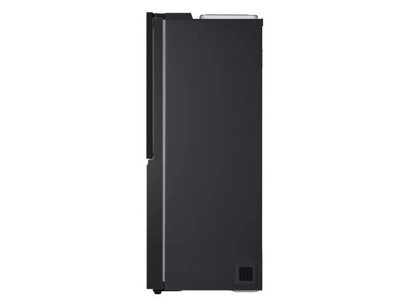 LG InstaView GSXE90EVDD, Fritstående, Amerikansk dør, Sort, 3 dør(e), Essence Black Steel, Berøring