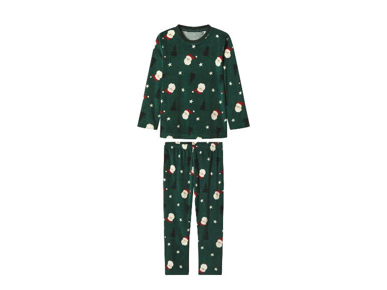 Velours kinder kerstpyjama