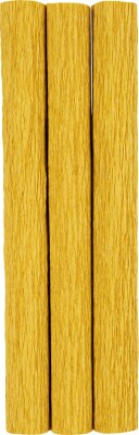 Crepepapir - 25X60 CM - Stræk/Crepe 180% - 105 G - Karry - 3 Ark