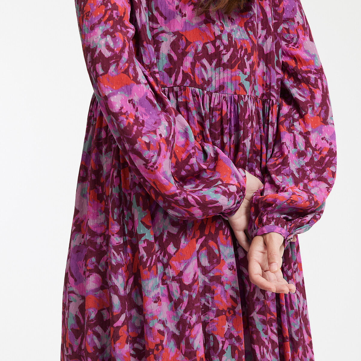 LA REDOUTE COLLECTIONS<br>Vestido maxi com estampa floral, modelo Signature SUZIE