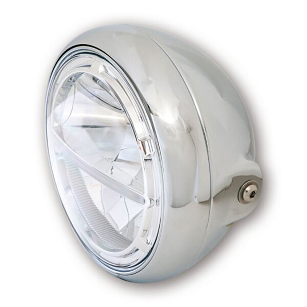 Highsider - Phare Voyage - Fixation verticale Chrome