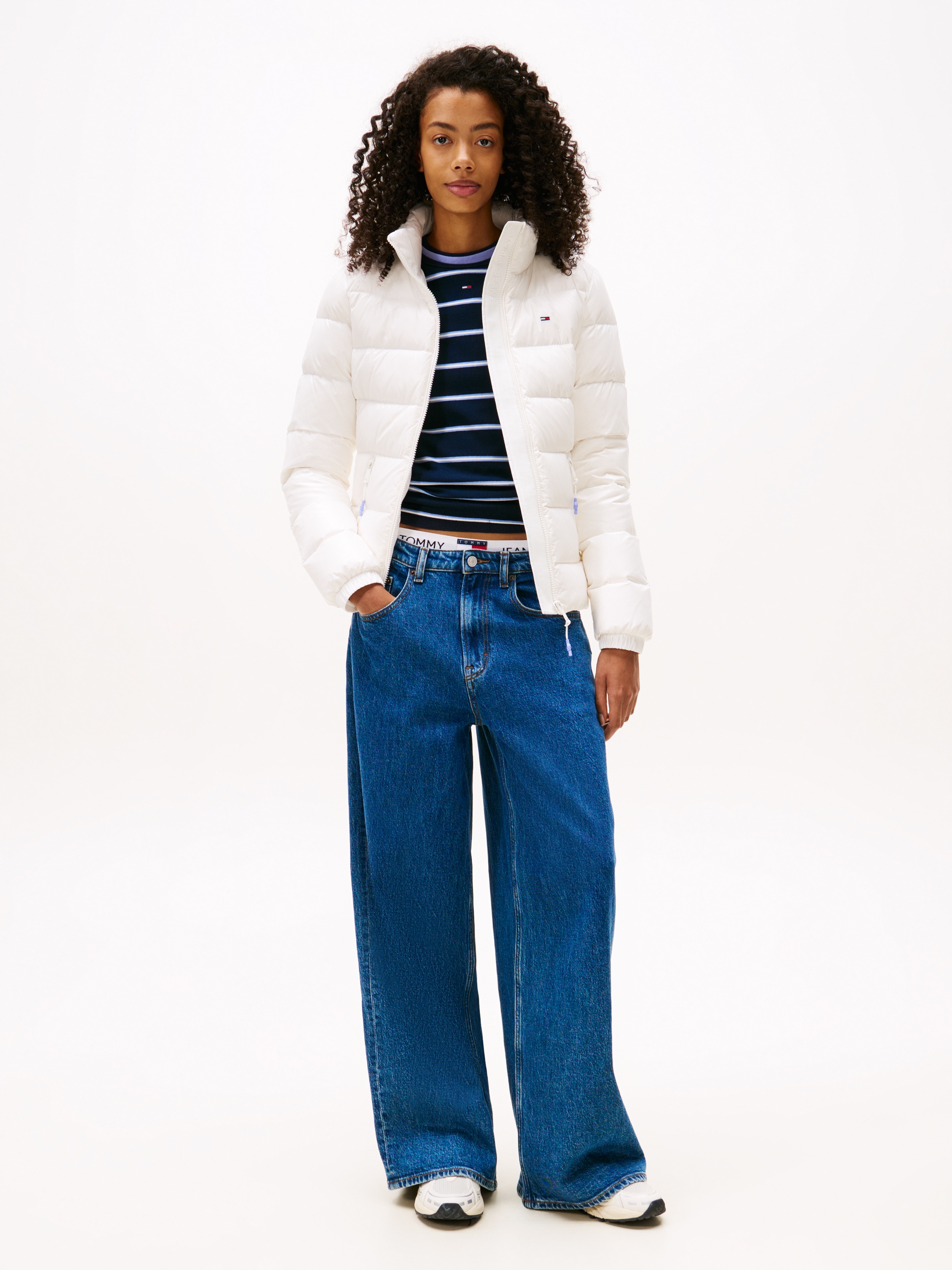 Tommy Jeans Steppjacke »TJW SLIM ZIP PRINT DOWN JACKET«