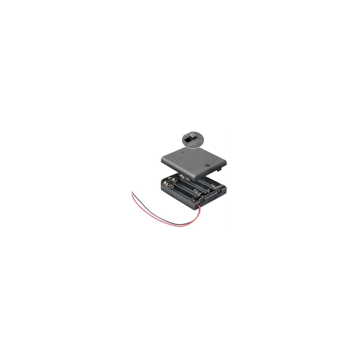 Goobay 4XAA Batterideksel