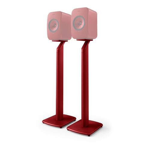 KEF S1 Floor Stand – elegante vloerstandaard voor de LSX II / LSX II LT Rood