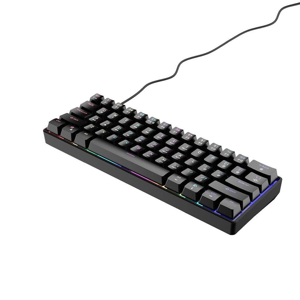 Qware San Jose bedraad mechanisch gaming toetsenbord