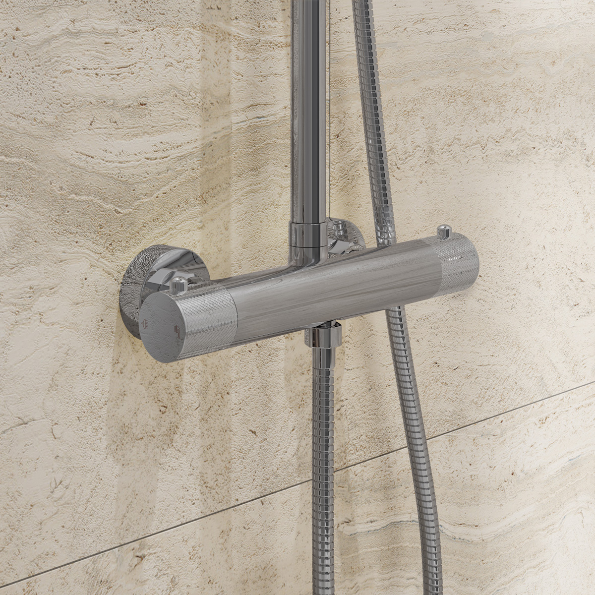 Saniclear Talpa Curved opbouw regendouche chroom met 30cm hoofddouche