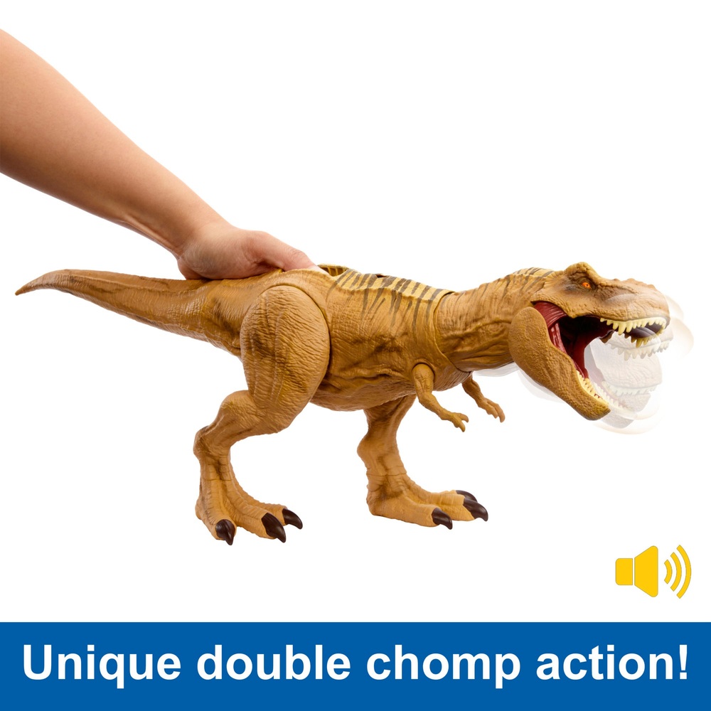 Jurassic World Hunt N' Chomp Tyrannosaurus Rex Dinosaurier-Spielfigur mit Sound