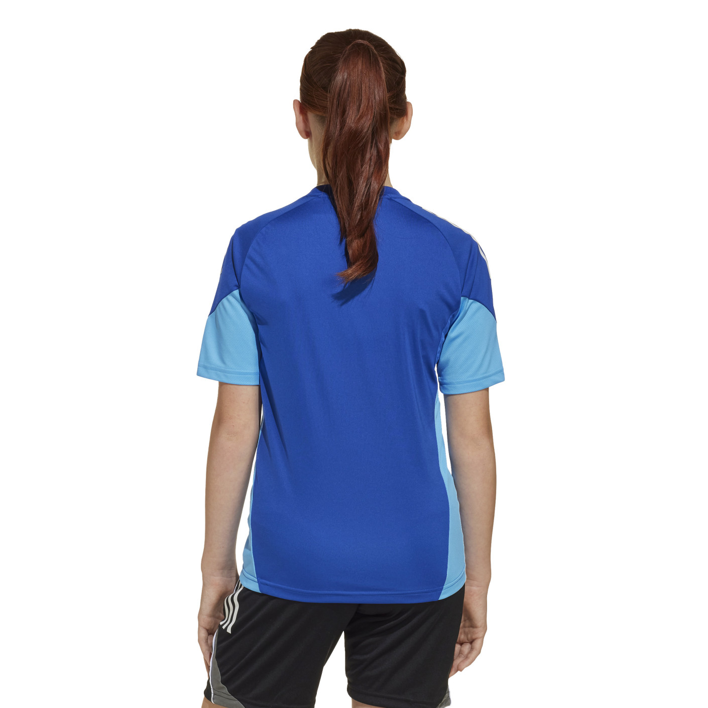 Adidas Tiro 25 Competition Trainingsshirt Kids Blauw Lichtblauw Wit