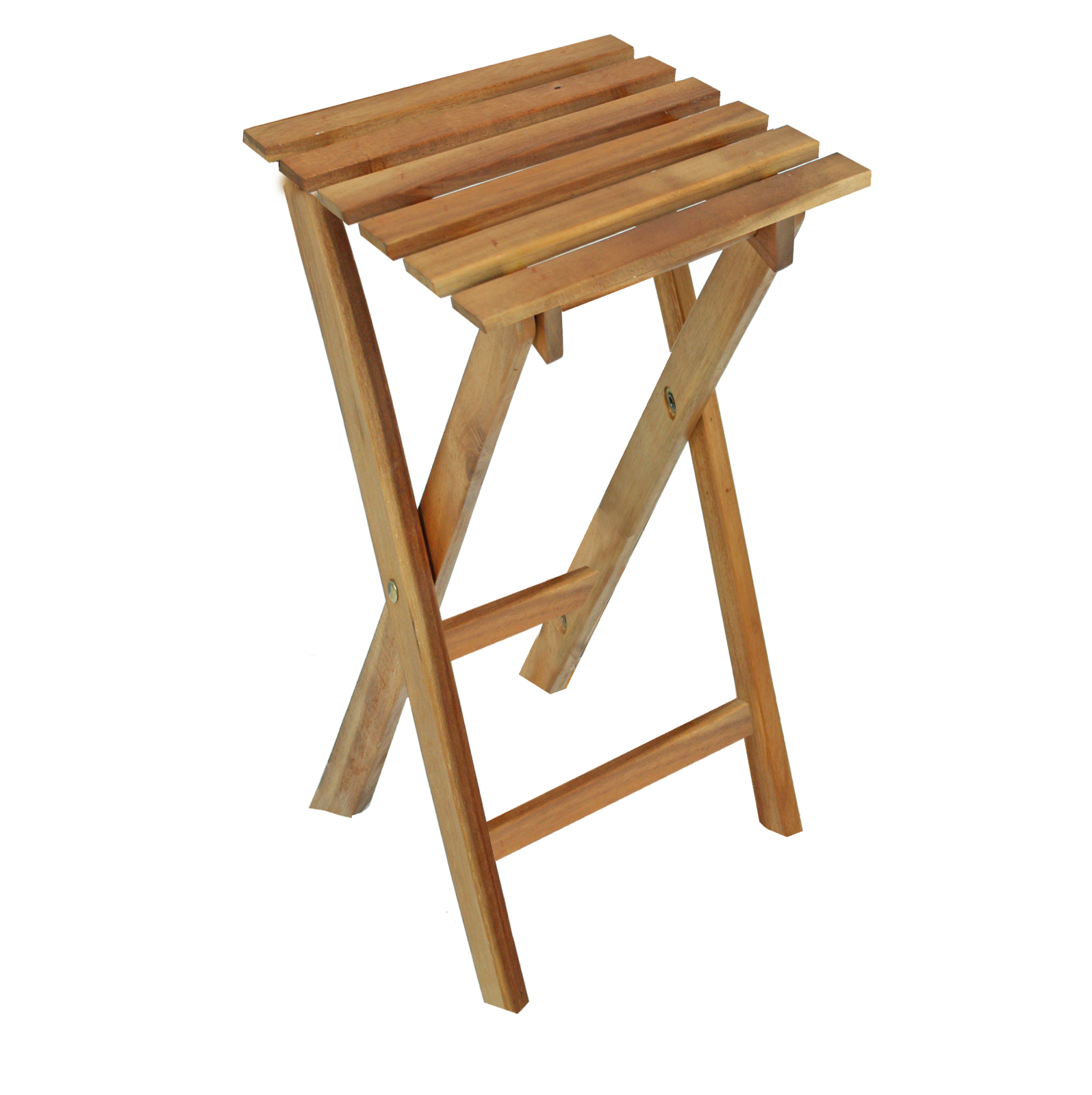 2er-Set Hocker YAKIMA - braun - Eukalyptus