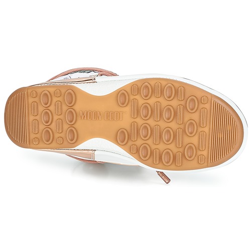 Moon Boot - PEACE & LOVE WP - Blanc / Rose gold