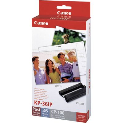 Canon KP-36IP - kit encre couleur + 36 feuilles - cartouche d'encre originale