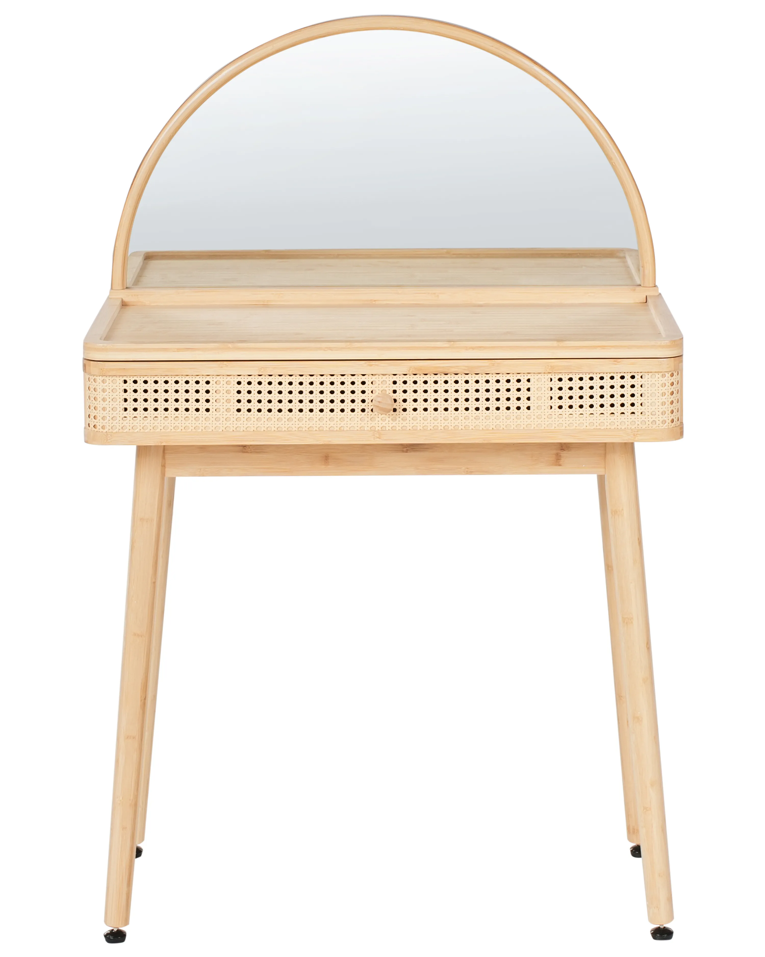 Kaptafel met spiegel RANCHERIA Lichtbruin
