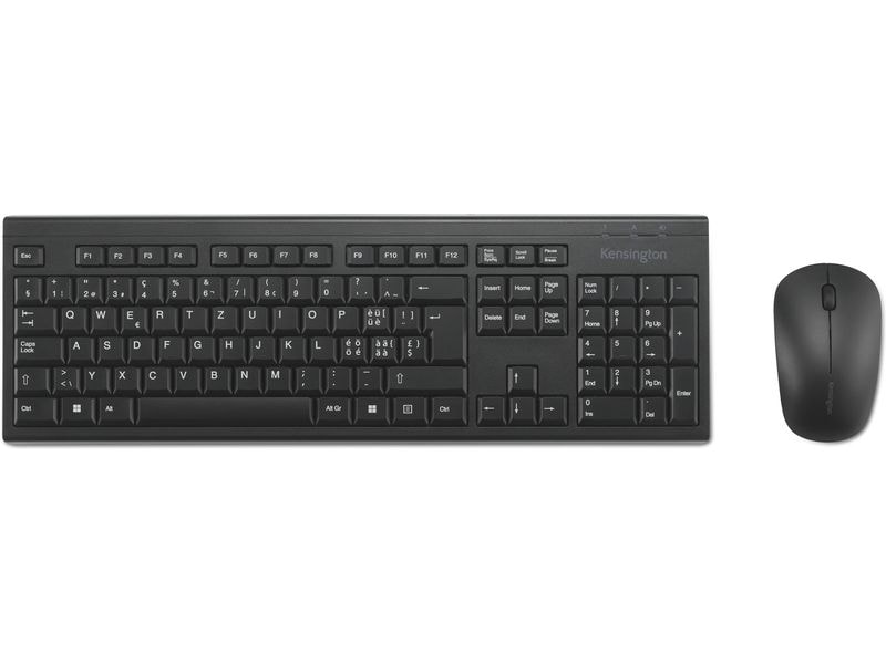 Kensington Tastatur-Maus-Set KM150 EQ CH Kabellose Tastatur- Maus Set