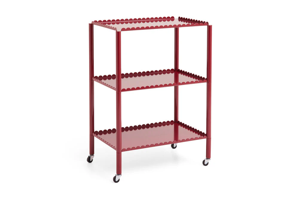 HAY  Arcs Trolley High rullebord - Auburn red