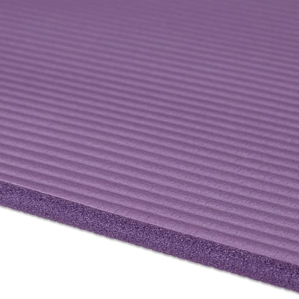 Yogamatte 1 cm tykk ensfarget