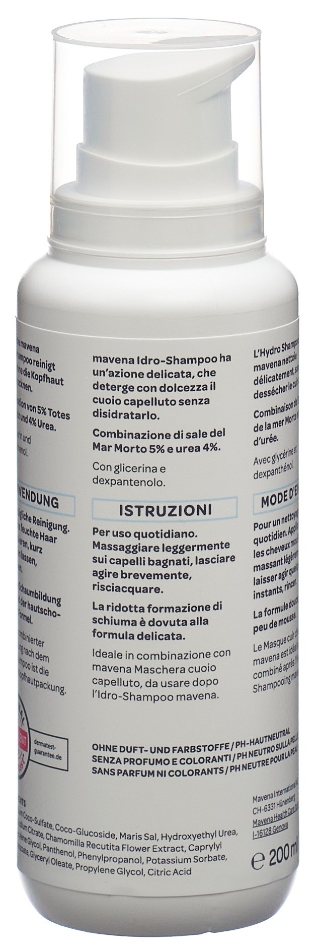 MAVENA Hydroshampoo Disp 200 ml