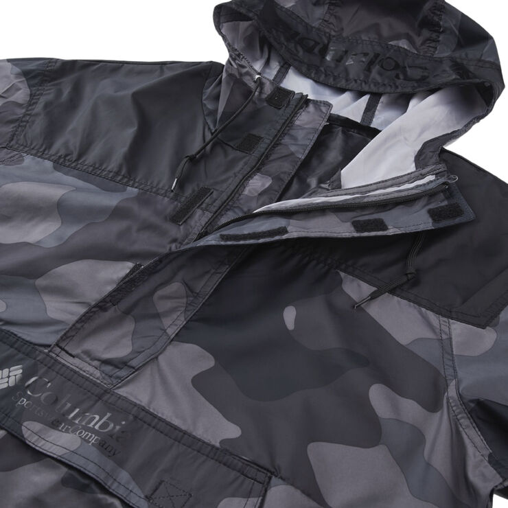 Columbia challenger windbreaker Black mod camo print, black