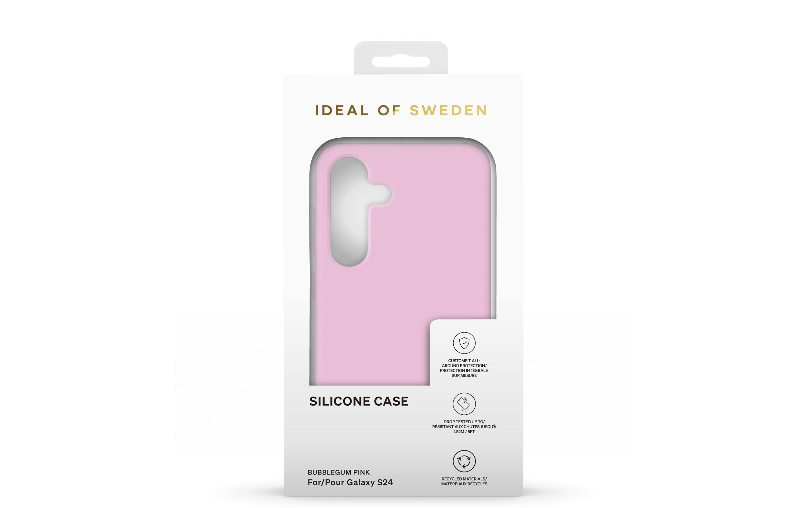 Back Cover Silicone Galaxy S24 BubblegumSilikon-Backcover für das Samsung Galaxy S24