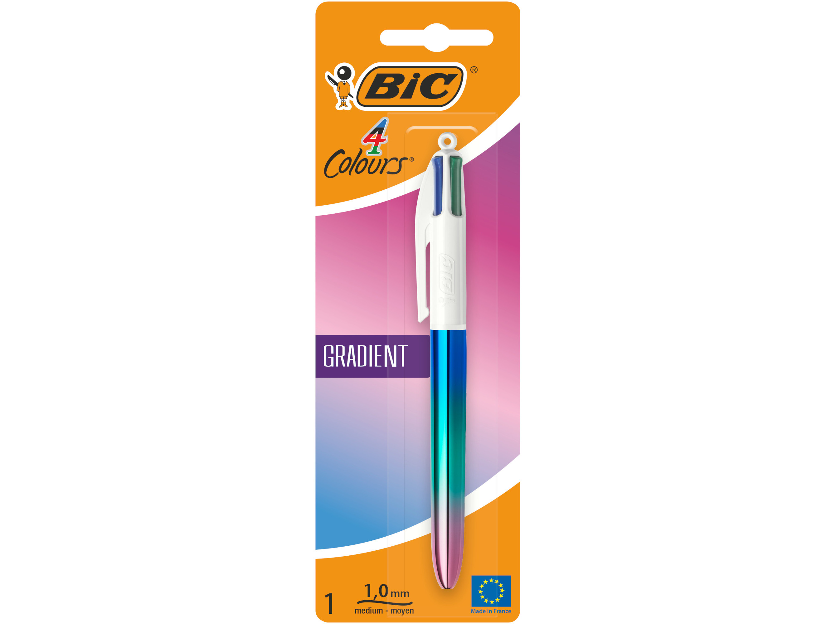 ESFEROGRÁFICAS BIC 4 CORES GRADIENT MODELOS SORTIDOS
