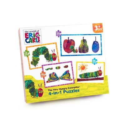 Very Hungry Caterpillar 4 In 1 Puzzle