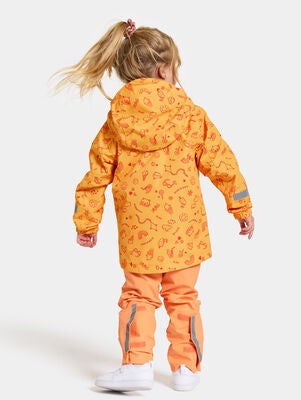 Didriksons Norma Skalljakke, Doodle Papaya Orange