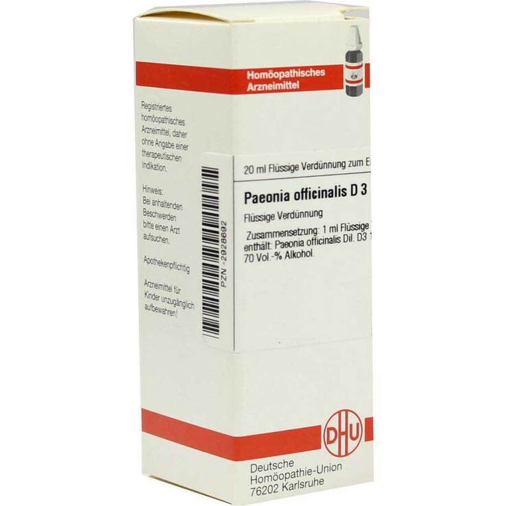 DHU Paeonia officinalis D 3 Dilution, 20 ml