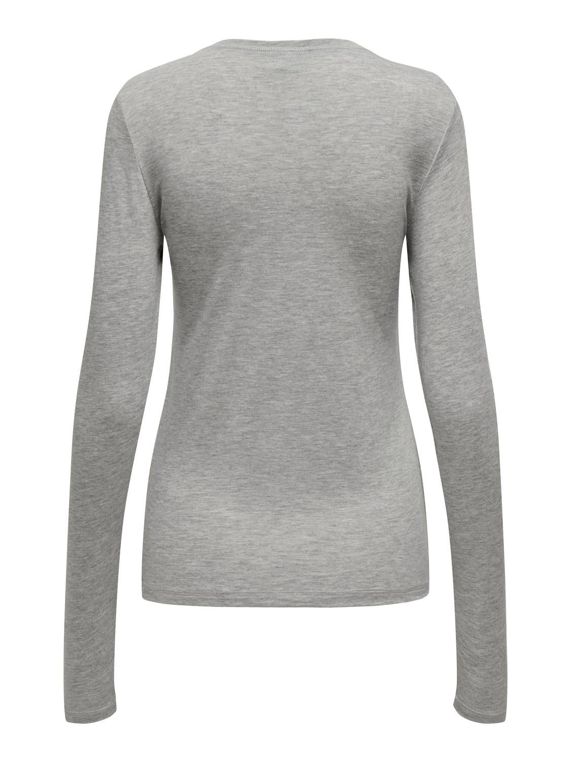 JDYSUMA Top Light Grey Melange
