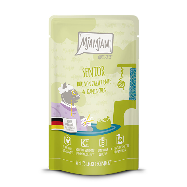 Quetschie - Senior - DUO von zarter Ente & Kaninchen