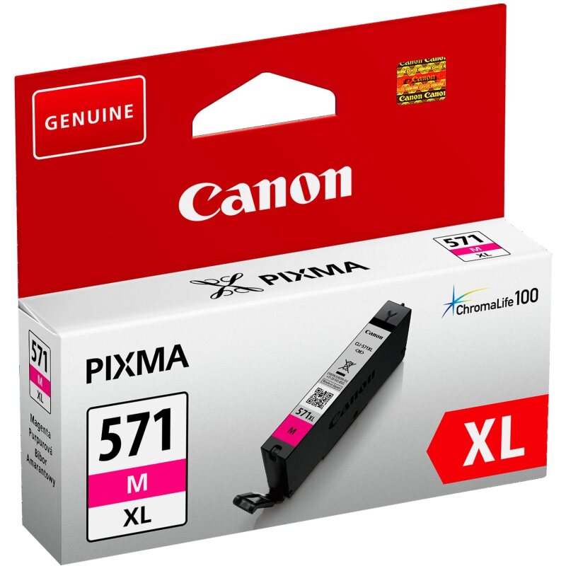 Canon CLI-571M XL cartouche d'encre 1 pièce(s) Original Rendement élevé (XL) Magenta