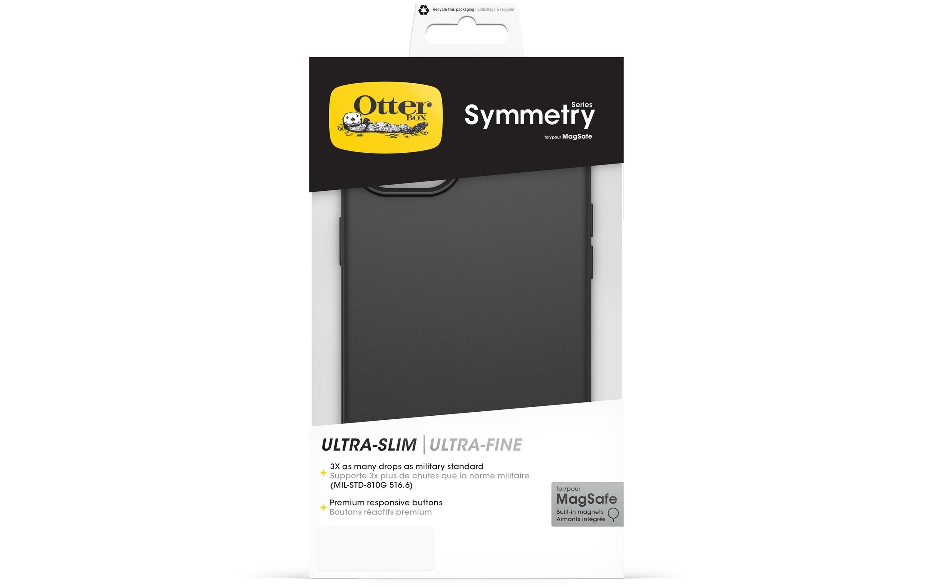 Back Cover Symmetry iPhone 15 Plus SchwarzSchutzhülle für das Apple iPhone 15 Plus mit MagSafe Lademöglichkeit