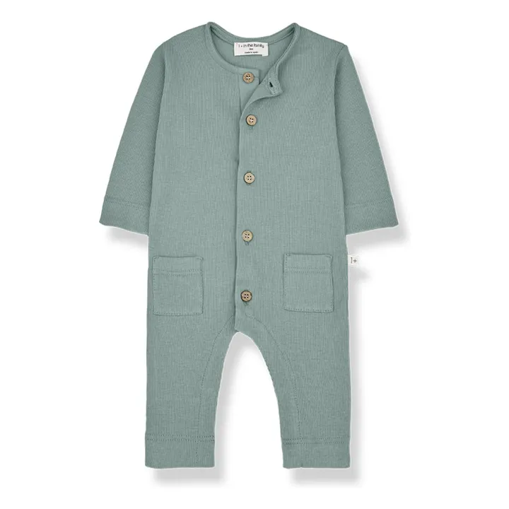 1+ in the family Pyjama Leonardo Côtelé | Bleu Vert