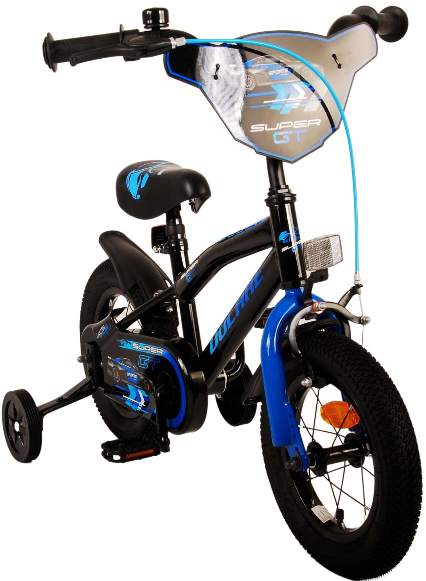 TPFSports Super GT Kinderfahrrad - Jungen - 12 Zoll - Rücktritt + Handbremse - Blau